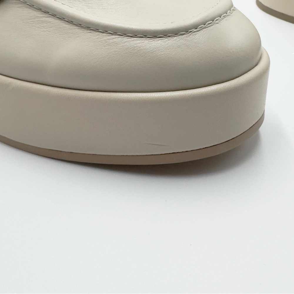 NEW Dolce Vita Yanni Platform Loafer Shoes Round Toe Women's Ivory Size US 7.5 - Picture 8 of 12